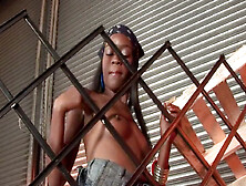 Brunette delinquent Kaycee Brooks goes through her wild initiation