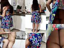 Step Daddy Won't Please Tell You Fucked Me when I Was Cooking - Stepdad Bravo...