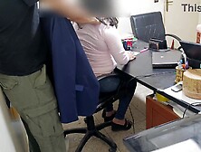 My employee came and wishes a raise and I screwed him actually priceless until this guy left my twat very soaked