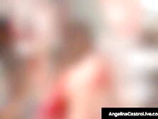 Full figured Honeys Angelina Castro & Virgo Peridot don't just are tired of Vanilla Ice Cream so they suck on a chocolate large