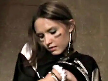 Horny Teen Kitty Karsen Touches herself Outdoors