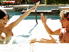 Full-bosomed Spic eighteen years old stepsis tease stepbro