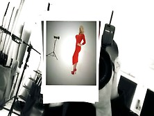 British slut Rebeca M gets fucked up the arse in stockings