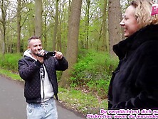 Großes deutsches BBW Model beim Straßencasting