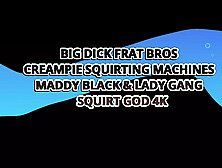 Bitch Gang & Maddy Dark Double Team Charlies Gigantic Dong