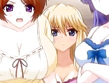 Juicy anime girls are having some steamy sex on the beach