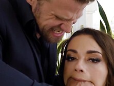 SLEAZY SHEMALE SOPHIA BURNS BUSTS OUT BIG BOOTY BARES BACKBONE FOR ANAL PROS Til VINC THE KARTER KNOCKS IT IN!