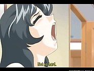 Cock sucking hentai cutie swallows a big load