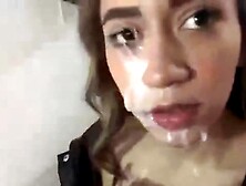 Freak cum shower enlivened her dull day