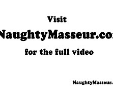 Real masseur pussy ravaging brunette classy babe