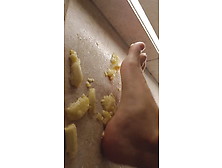 Feet And Banana Good Play Cock