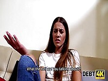 Eveline Dellai's Skinny Body Can't Handle Rough Sex Debt