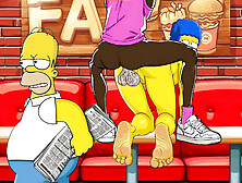Slutty Cuckold Wife COMPILATION. Cartoon, Simpson Parody
