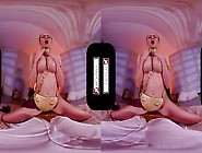 Big ass babe Stacy Cruz bouncing on cock in VR Parody
