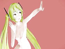 Hatsune Miku Hentai Undress Dance Vocaloid Mmd 3D Blonde Hair Color Edit Smixix