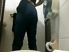 Nurse Pissing In The Hospital Bathroom