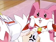 Busty blonde anime teen getting pussy ravaged