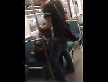 Asian Twink Get's Bj From Older Man In A Subway