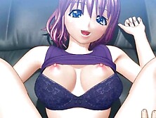 Cute 3D anime fucked her boss in the office