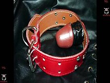 INTRO-Spreadeagle chained & penis gagged slut hard whipping and ass hammering