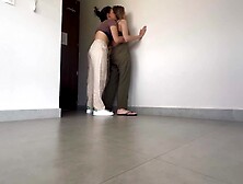 Scarlett not now!!! If you touch me like that you have to fuck me!!