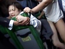 Bus molestation creampie