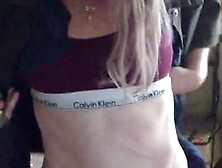 wifey rips clothes off then gives blow-job with facial