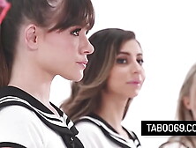 Lover have VR orgy with horny coeds - Alison Rey,  Nina North,  Whitney Wright,  Carolina Sweets,  Gracie May Green