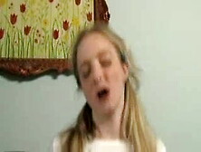 Tiny blonde dixie whore in a BBC gangbang