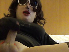 crossdresser with femalemask sandy-deluxe fucked in hotel