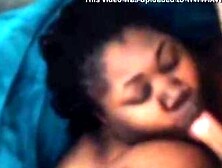 Fat Ebony Gf Sucks And Gets Her Face Cum Glazed