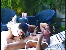 Hot Gay Couple Outdoor Suck