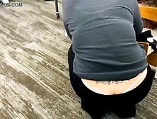 Mamma Obese Butt Public Wedgie and Whale Tail Shopping