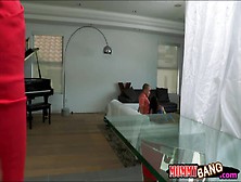 Stepmom Dana Vespoli sharing cock with teen Janice Griffith (18+)