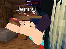 The Jenny mod Fapcraft Minecraft - Its jenny and she is getting fucked by the warden and his massive cock