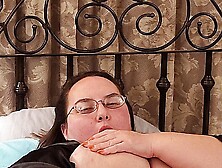 I make Daddy watch as I pleasure myself with my fingers and toy.