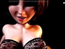 Auntie Cass gives a blow job underneath the table and gets her vagina rammed - CG