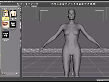 Creating Kandy Kisses a pregnant 3d character