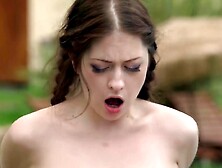 Assfuck with a brunette who has great fucking curves