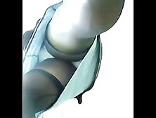 Bluegirl70 Upskirt Blue Mini