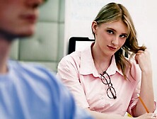 Godlike chick Melody Marks is jumping on a huge young penis