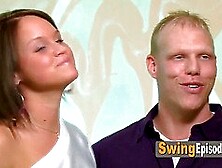 Roleplay group sex with a group of swingers