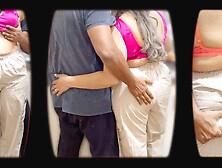 A Romantic Affair of Mother-In-Law with Son-In-Law when daughter is away - Teaches Cooking in Kitchen - Mild and Soft Play