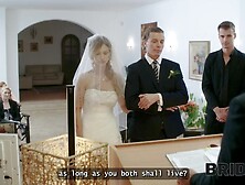 Weird Wedding With A Slut! Bride4K Mix Of