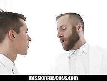 Mormonboyz - Handsome Missionary Boy Cums In A Priest’S Mouth