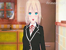 Fucking Olivia From The World Of Otome Game Is Though For Mobs - Asian Cartoon Anime