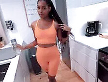 Addis Fouche - Little Stepbrother Watching Stepsister While She Undress And Taking Shower