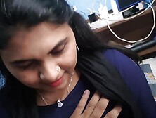Romantic video featuring a Desi woman and her husband