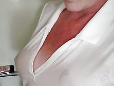 Wet Polo T Shirt Shower Squirt Cougar