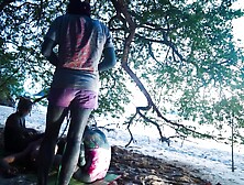 Alternative ladies SHIBARI - outdoor public kinbaku rope play action with tattooed TEENS - bondage